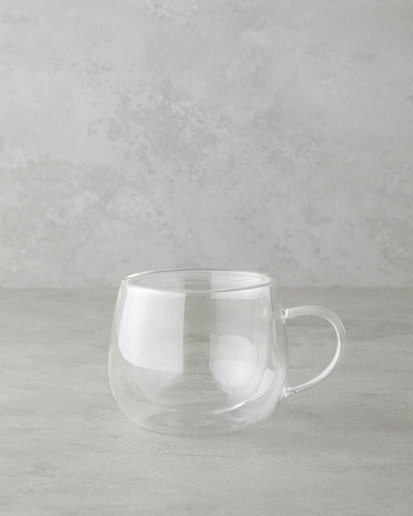 Mistral Borosilikat Cam Çift Cidarlı Kupa 280 ml Şeffaf - English Home 4 Al 3 Öde