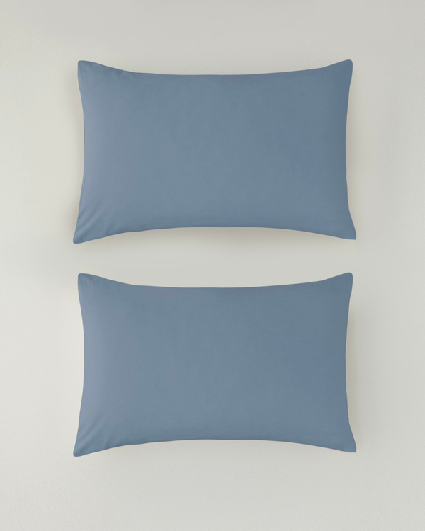 Novella Premium Pamuklu 2'li Yastık Kılıfı 50x70 cm Denim Mavi - İkinci Alımda Yarı Fiyatına - 2. Alımda %50 İndirim