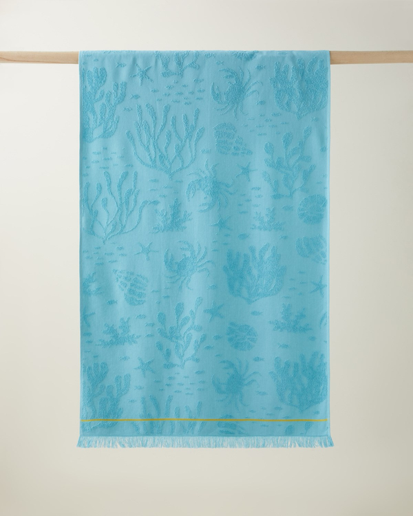 Ocean Whisper %100 Pamuk Plaj Havlusu 70x140 cm Mint - İkinci Alımda Yarı Fiyatına - 2. Alımda %50 İndirim