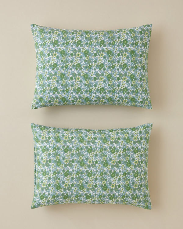 Petty Chic Kolay Ütülenir 2'li Yastık Kılıfı 50x70 cm Yeşil - İkinci Alımda Yarı Fiyatına - 2. Alımda %50 İndirim
