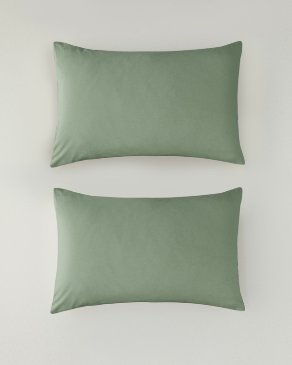 Pure %100 Pamuklu 2'li Yastık Kılıfı 50x70 cm Çağla Yeşili - İkinci Alımda Yarı Fiyatına - 2. Alımda %50 İndirim