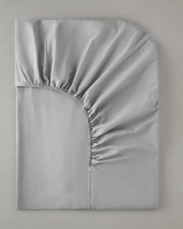 Pure %100 Pamuklu King Size Lastikli Çarşaf 180x200 cm Çakıl Taşı - İkinci Alımda Yarı Fiyatına - 2. Alımda %50 İndirim