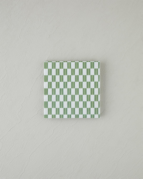 Retro Trellis 20'li Kağıt Peçete 33x33 cm Yeşil - 4 Al 3 Öde