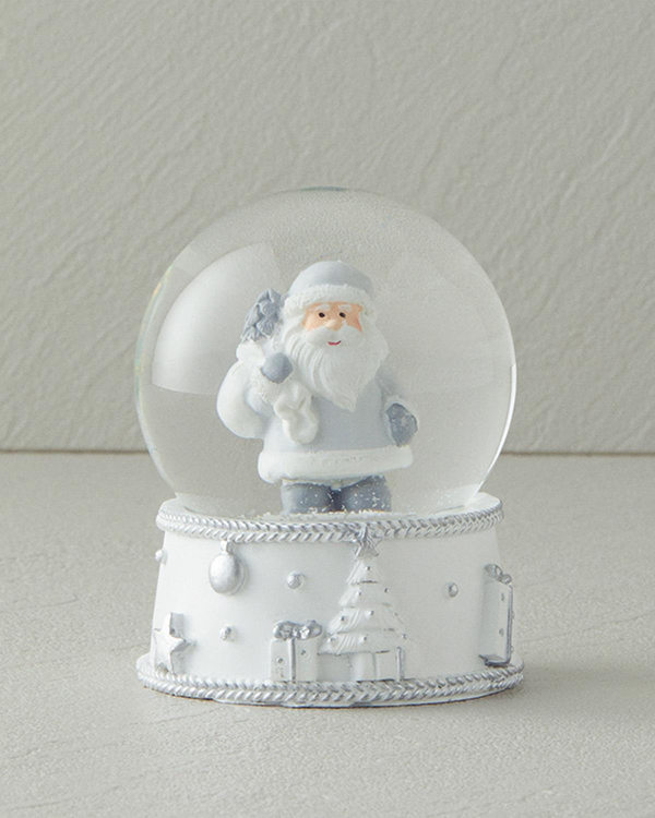 Santa Yılbaşı Kar Küresi 6,6x6,6x8,5 cm Beyaz - İkinci Alımda Yarı Fiyatına - English Home 2. Alımda %50 İndirim