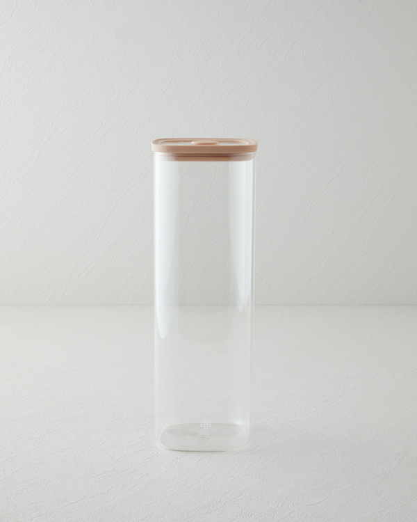 Simone Borosilikat Kavanoz 1000 ml Açık Pembe - 4 Al 3 Öde