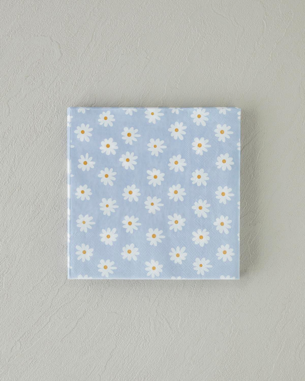Spring Daisies 20'li Kağıt Peçete 33x33 cm Mavi - English Home 4 Al 3 Öde