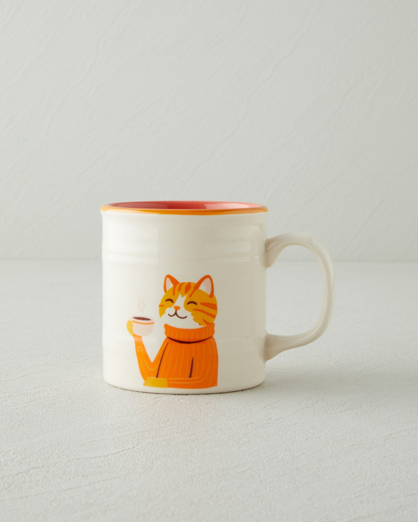 Sunny Cat Seramik Kupa 345 ml Renkli - English Home 4 Al 3 Öde