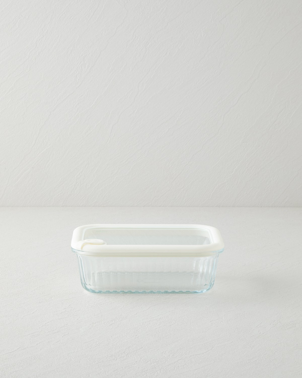 Whity Borosilikat Saklama Kabı 1040 ml Beyaz - English Home 4 Al 3 Öde
