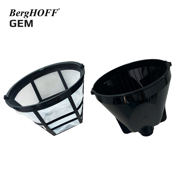 Berghoff Gem Retro 15 bardak Kırmızı Filtre Kahve Makinesi (7950402)