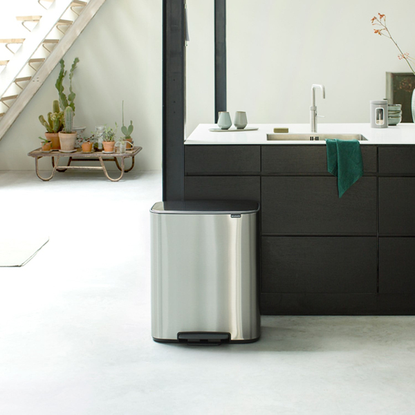 Brabantia Bo Matt Steel Fpp Pedallı Çöp Kutusu 60 L