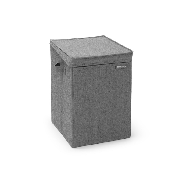 Brabantia Siyah Kumaş Çift Fonksiyon Kapaklı Çamaşır Sepeti 35 L