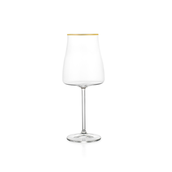 Schafer Alex Ayaklı Kadeh 400 ML 6 Parça-Altın
