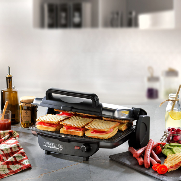 Schafer Contempo Tost Makinesi-Inox/Siyah