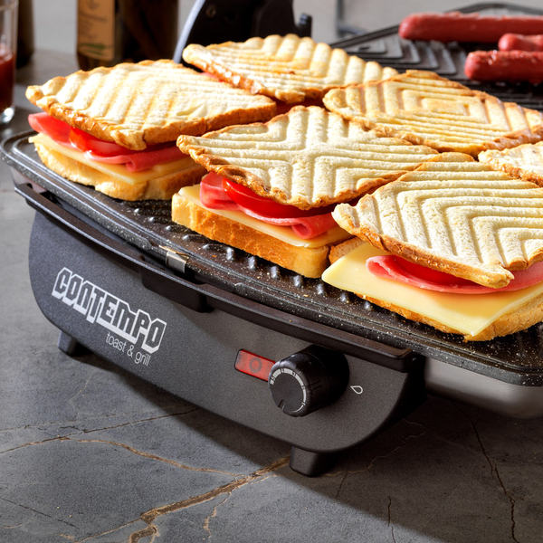 Schafer Contempo Tost Makinesi-Inox/Siyah