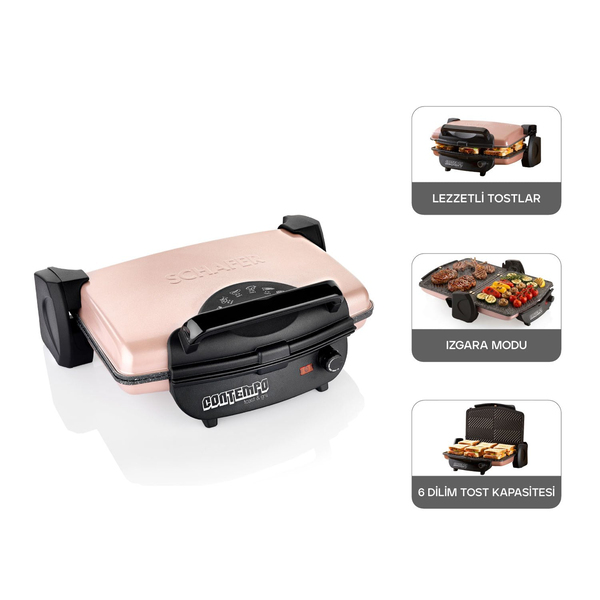Schafer Contempo Tost Makinesi-Rosegold