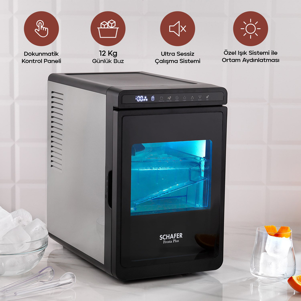 Schafer Frosta Plus Buz Makinesi Büyük Küp Buz
