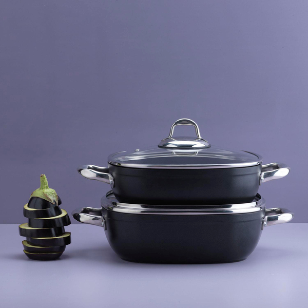Schafer Gastronomie Master Granit Basık Tencere-28Cm