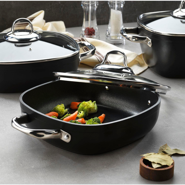 Schafer Gastronomie Master Granit Basık Tencere-28Cm