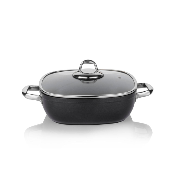 Schafer Gastronomie Master Granit Basık Tencere-24Cm