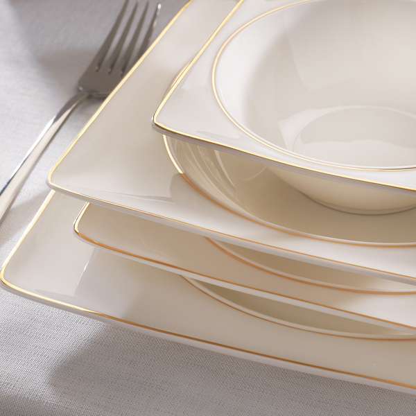 Schafer Glamor Pure Yemek Takımı 60 Parça-Gold