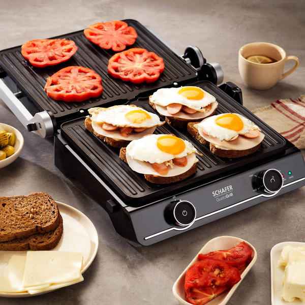 Schafer Gusto Grill Izgara Ve Tost Makinesi-Siyah