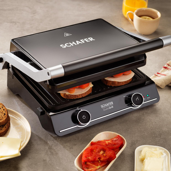 Schafer Gusto Grill Izgara Ve Tost Makinesi-Siyah