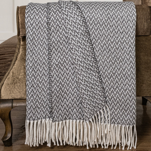 Schafer Home Caprice Throw Battaniye 130x170 Cm-Gri