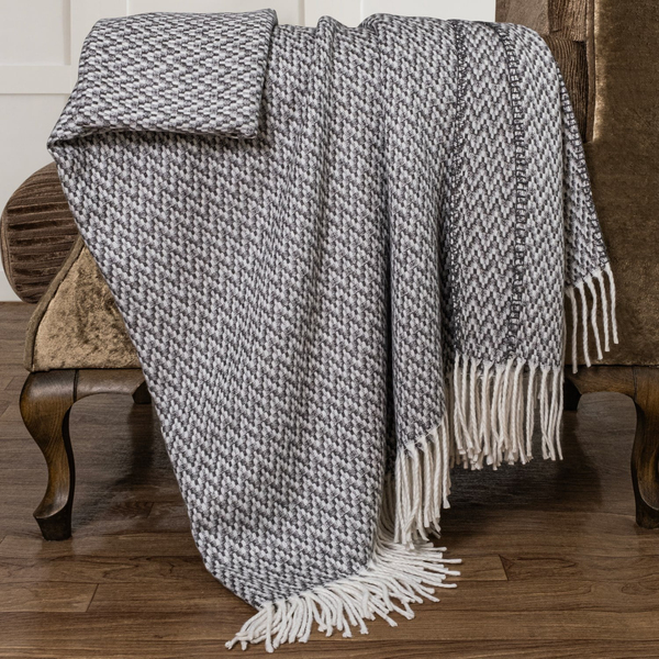 Schafer Home Caprice Throw Battaniye 130x170 Cm-Gri