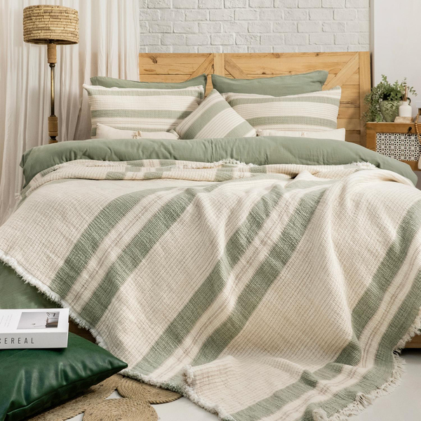 Schafer Home Enza Çeyiz Seti 8 Parça-Yeşil