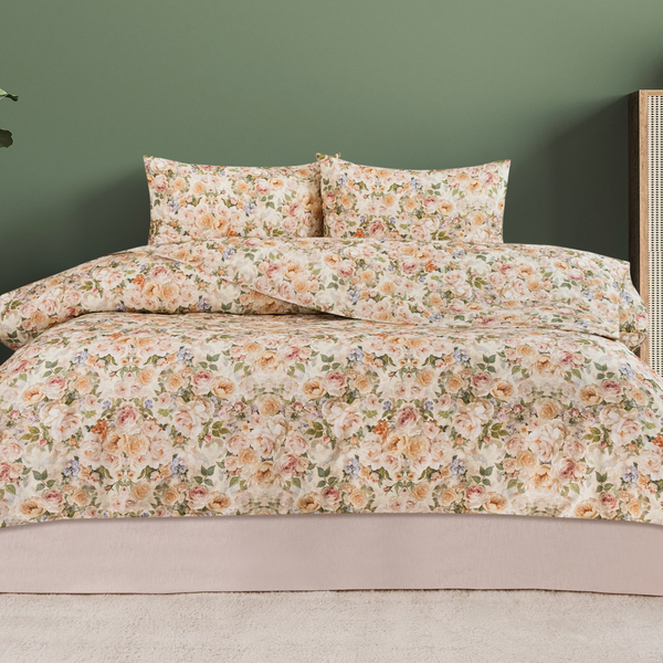 Schafer Home Spring 3D Pamuk Çift Kişilik Nevresim Takımı 4 Parça
