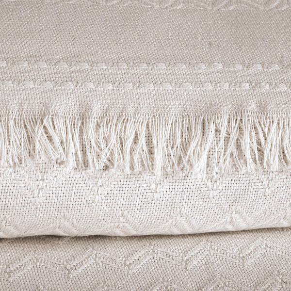 Schafer Home Zuma Çift Kişilik Pike 200x220 Cm-Krem