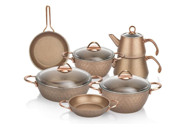 Schafer New Range Çeyiz Seti 11 Parça-Bakır