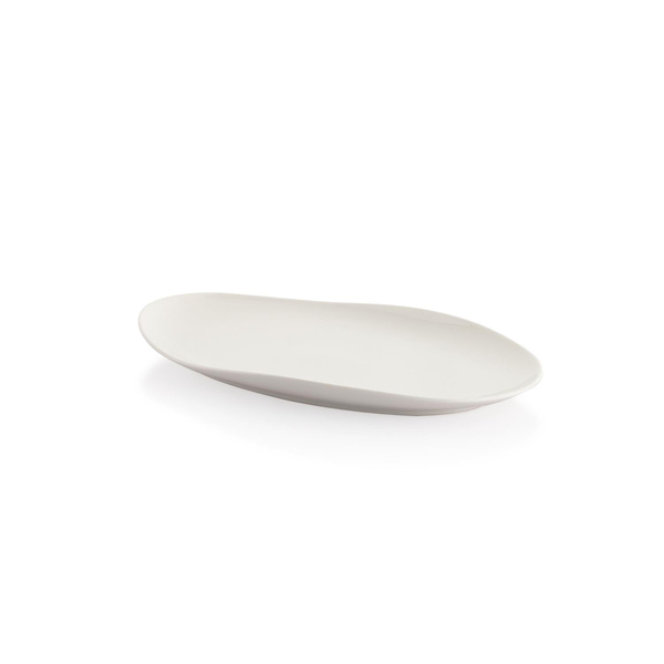 Schafer Nice 1 Parça Geniş Oval Servis Tabağı 28 Cm-Beyaz