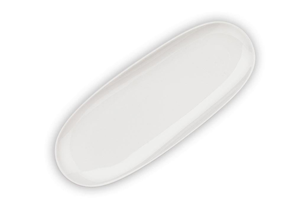 Schafer Nice 1 Parça Uzun Oval Servis Tabağı 28 Cm-Beyaz