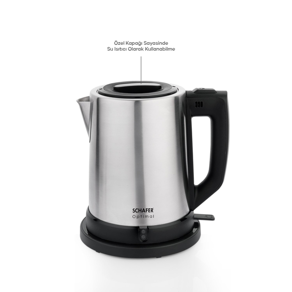 Schafer Optimal Elektrikli Paslanmaz Çay Makinesi -Inox
