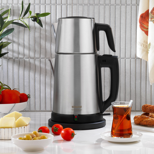 Schafer Optimal Elektrikli Paslanmaz Çay Makinesi -Inox