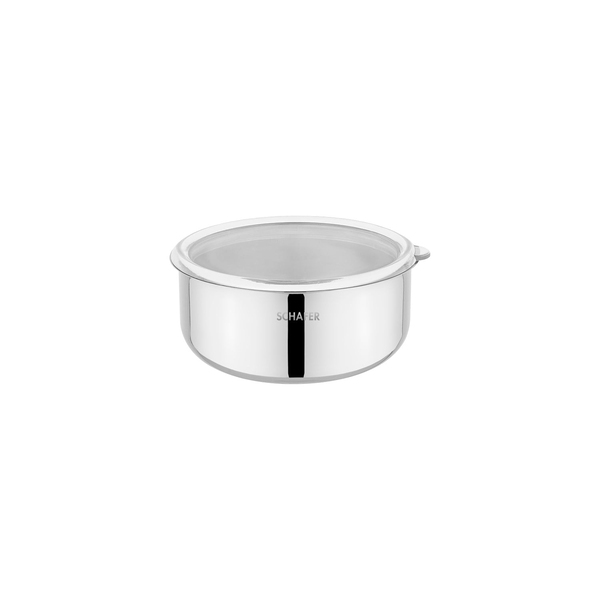 Schafer Practi XL 3 Lü Çelik Saklama Kabı (16/18/20 Cm) 6 Parça-Inox