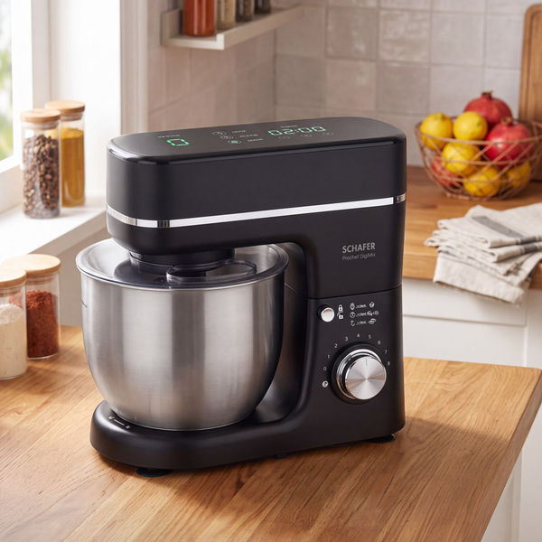 Schafer Prochef DigiMix Dijital Stand Mikser 5 L-Siyah