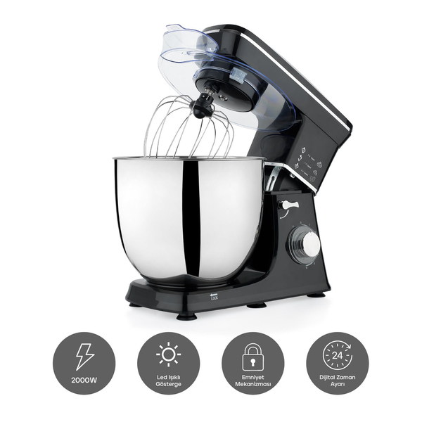 Schafer Prochef Maxi Stand Mikser 10 L-Siyah