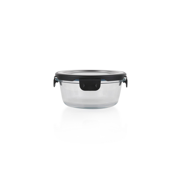 Schafer Retro Kilitli Saklama Kabı Yuvarlak 400 ML-Inox