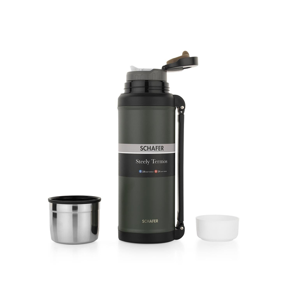 Schafer Steely Termos 2 L-Yeşil