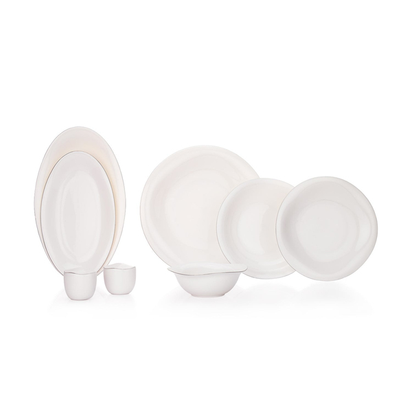 Schafer Superfine Bone Elixir Yemek Takımı 56 Parça-Platin01