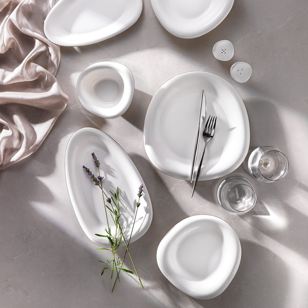 Schafer Superfine Bone Seraphine Yemek Takımı 37 Parça-Platin