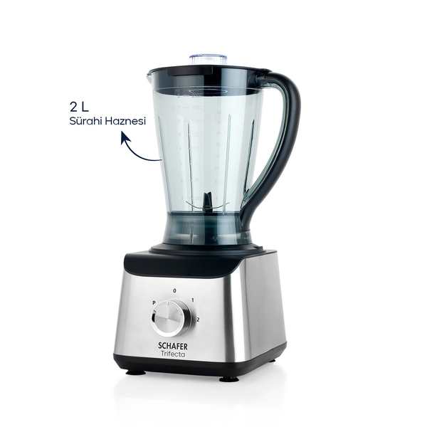 Schafer Trifecta Çok Amaçlı Mutfak Robotu-Inox