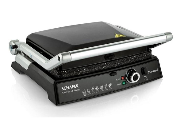 Schafer Concept Grill Tost Makinesi-Siyah