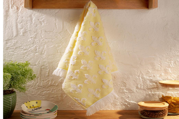 Schafer Home Damask Kurulama Bezi 45x70 Cm-Sarı