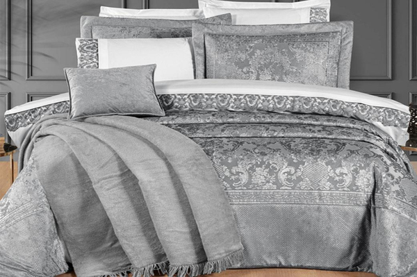 Schafer Home Elegance Çeyiz Seti 11 Parça-Gri