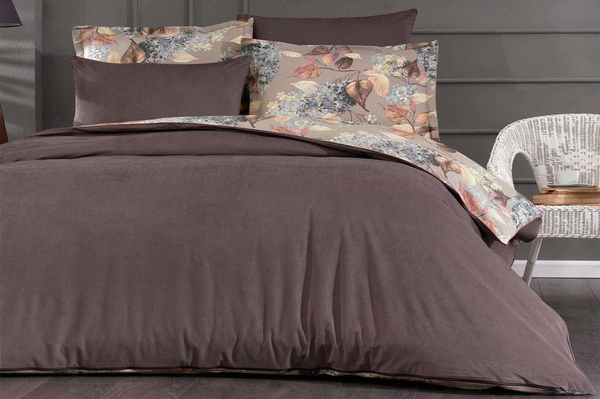 Schafer Home Premium Comfort Çift Kişilik Nevresim Takımı 6 Parça-Mor