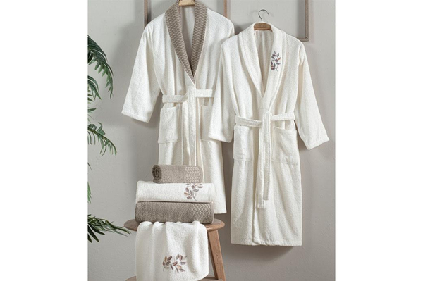 Schafer Home Silva Banyo Seti 6 Parça-Ekru/Bej