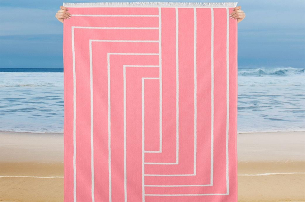 Schafer Home Sue Plaj Havlusu 75x150-Pembe